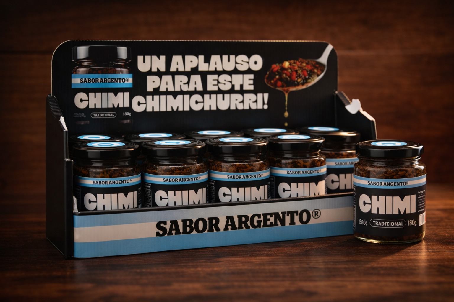 Sabor Argento display